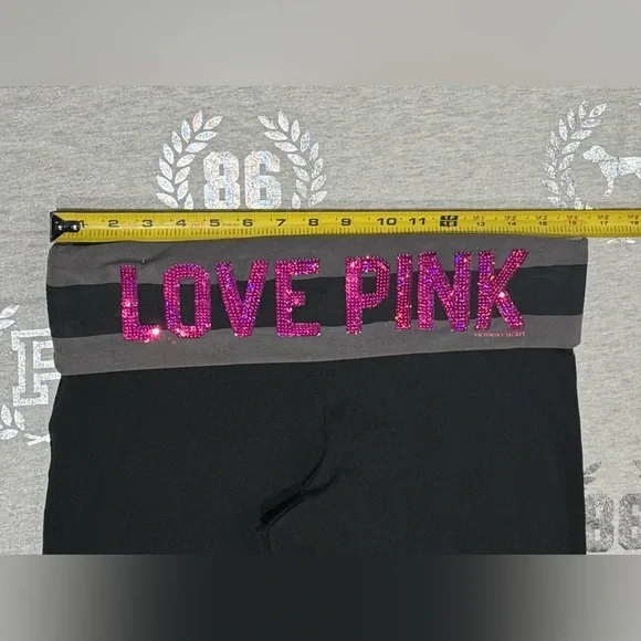 Yoga pants victoria's secret pink deals